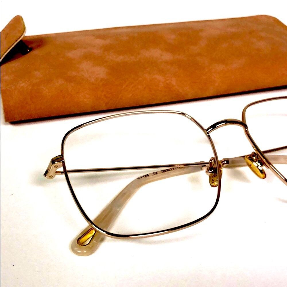 TIJN Ookami Gold Metal Glasses